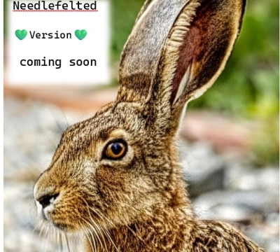 'Needle Felted Portraits... The Hare ~   with Helen Hammond 